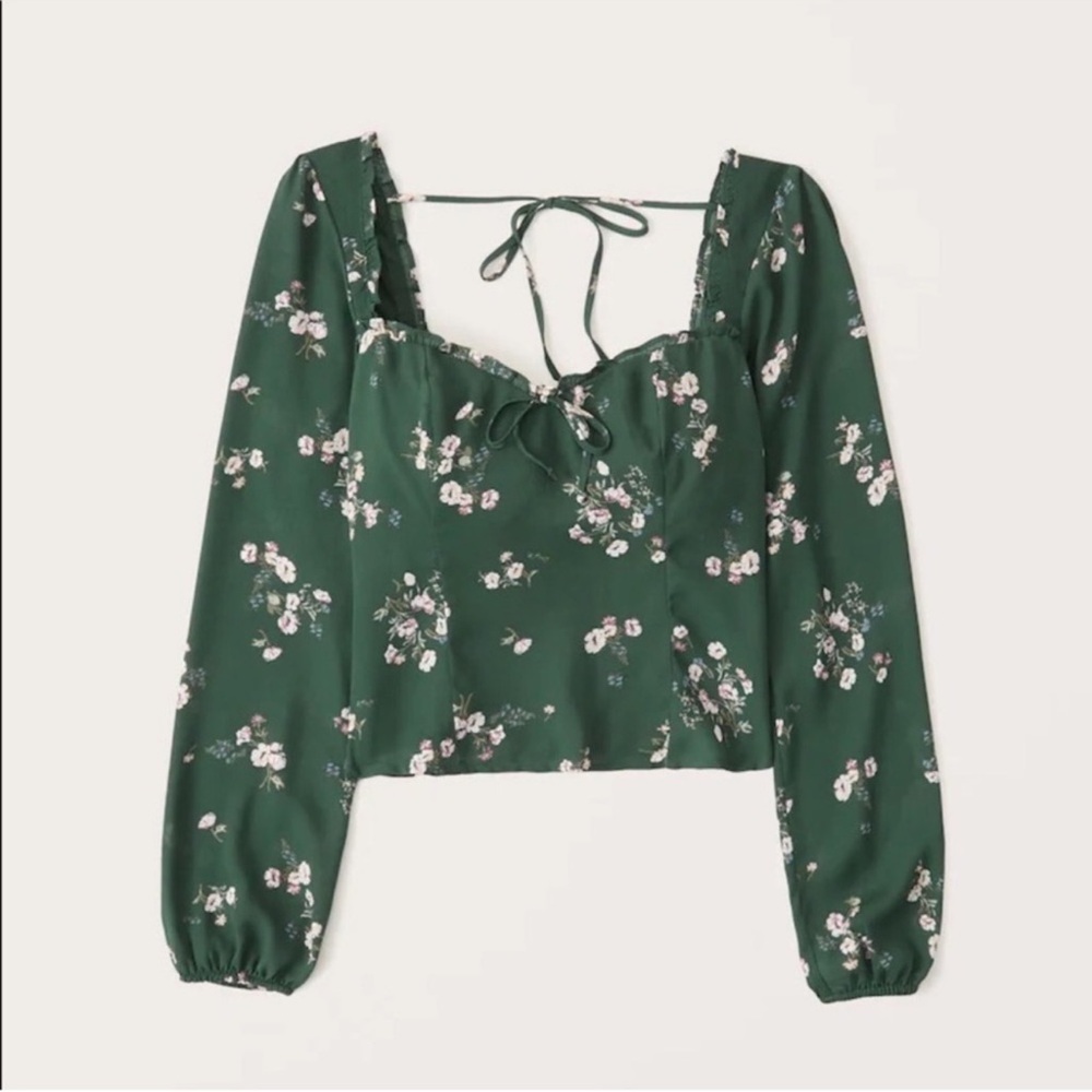 Long Sleeve Sweetheart Top - Picture 9 of 14